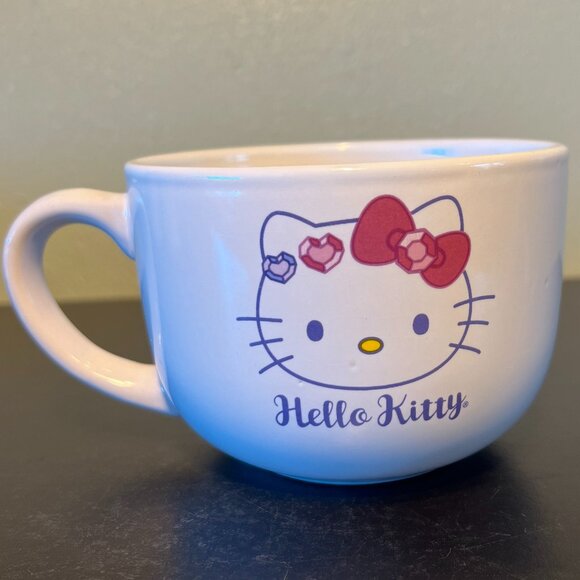 HELLO KITTY Fairy w/ Wand & Gemstones Wide-Mouth  Mug / Bowl ~ Sanrio 2022 - Picture 4 of 11